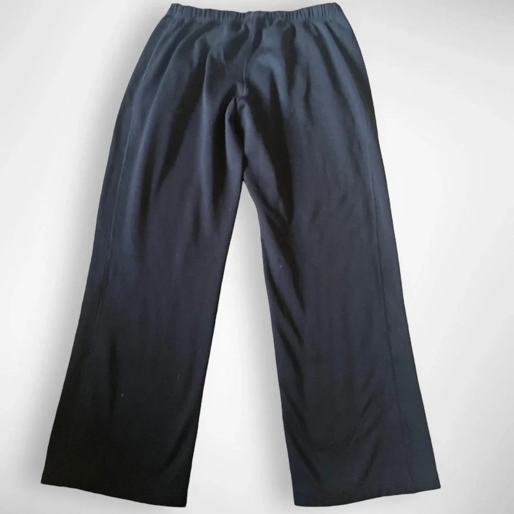 THE NORTH FACE Men's Black Wide Leg Sweatpants Large | EUC - Picture 3 of 8